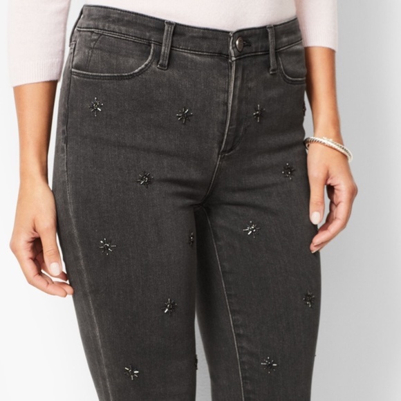 Talbots Flawless Embellished High Rise Jegging - Picture 1 of 12